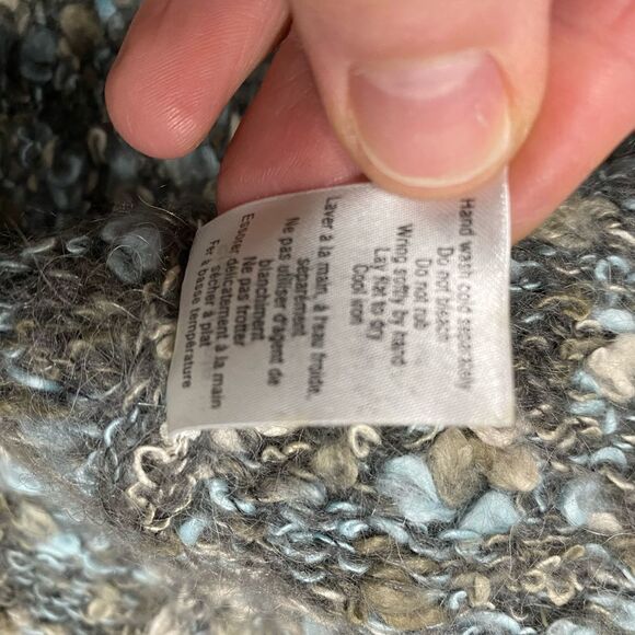 Spanner Grey Mingled Short Sleeve Sweater Cardigan & Scarf - Picture 7 of 7